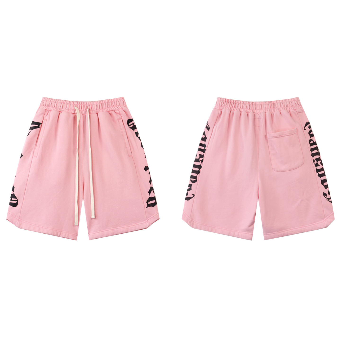 1:1 new releasing casual washed and distressed patchwork shorts
