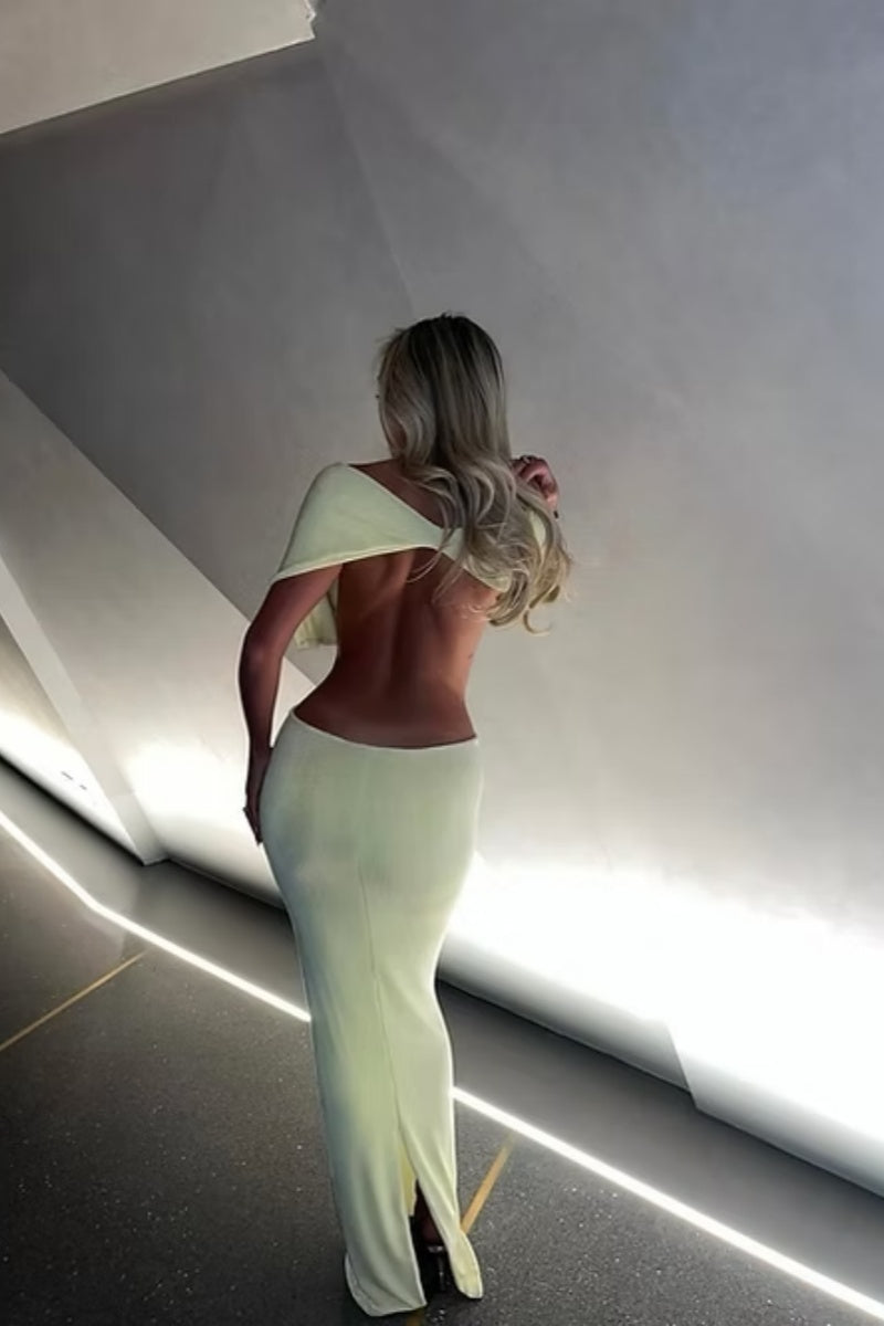 Lemon Perla Maxi Dress