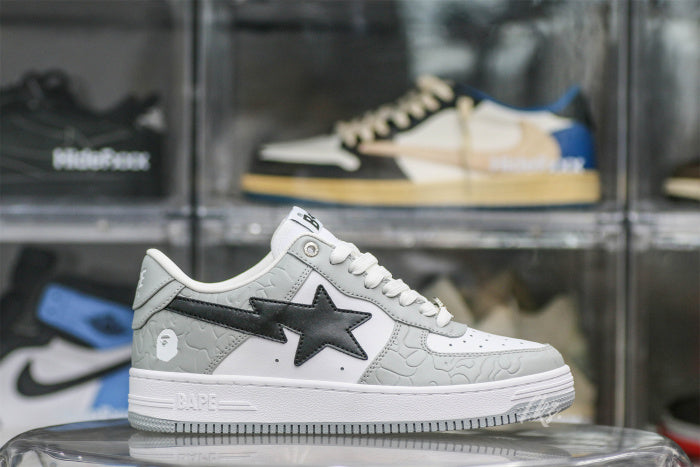 A Bathing Ape Bape Sta Low Grey Black