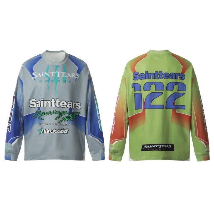 Saint Mich@el Tears Full Print 122 Long Sleeve