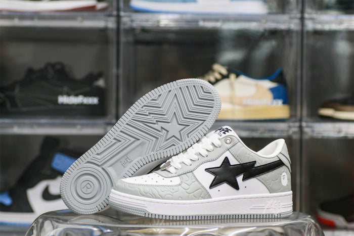 A Bathing Ape Bape Sta Low Grey Black