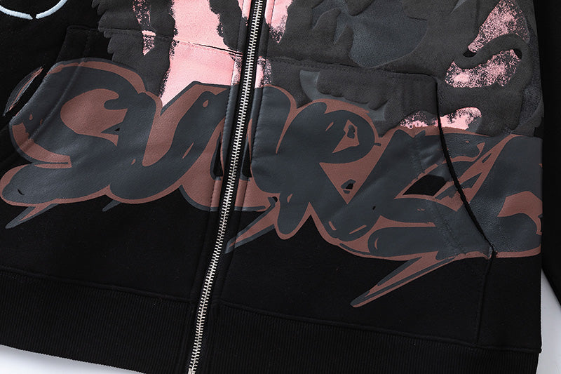 Travis Scott x Jordan x Fragment Design Tiger Zip Hoodie