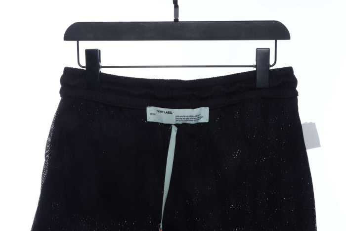 OW logo twill printed shorts