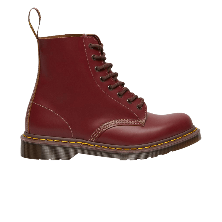 Dr. Martens 1460 Vintage Made In England Lace Up Boot Oxblood Quilon