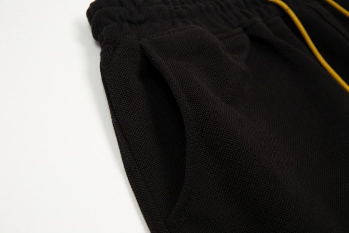 Rhud3 2023ss men's and women's classic pearl letter floral shorts