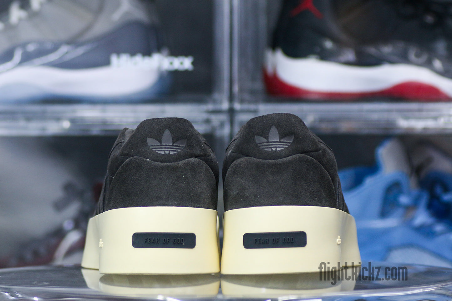 Fear of God x adidas Rivalry Low 86 Core Black