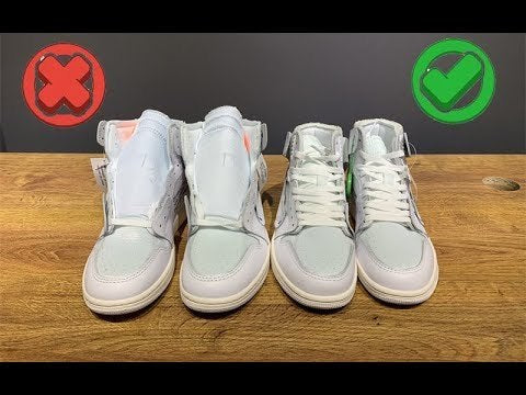2018 Off White X Air Jordan 1 White (LN5 A1 Batch)