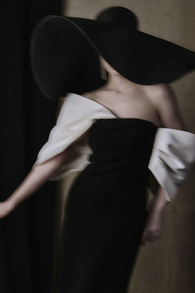 Oversized Bow Hepburn Dress