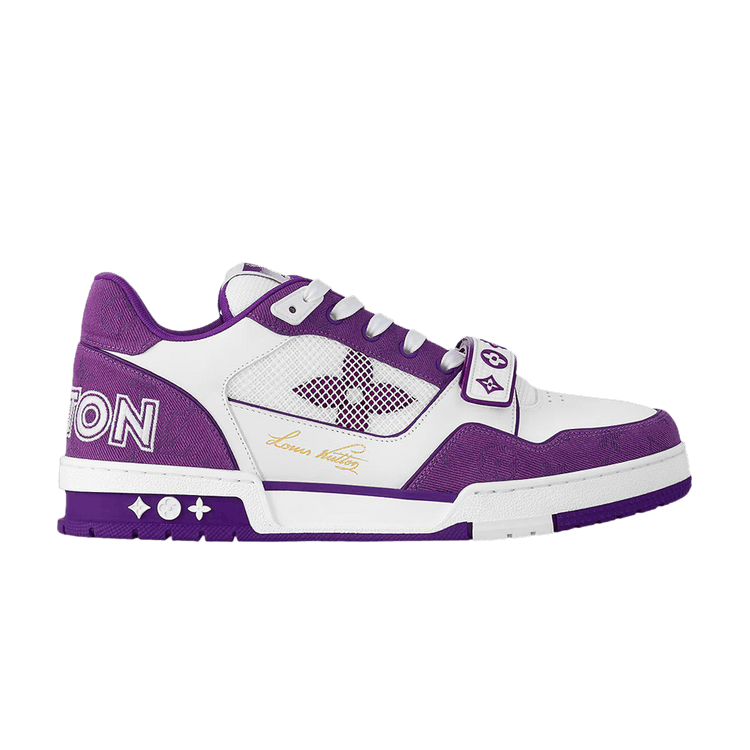 Louis Vuitton LV Trainer Monogram Strap White Purple