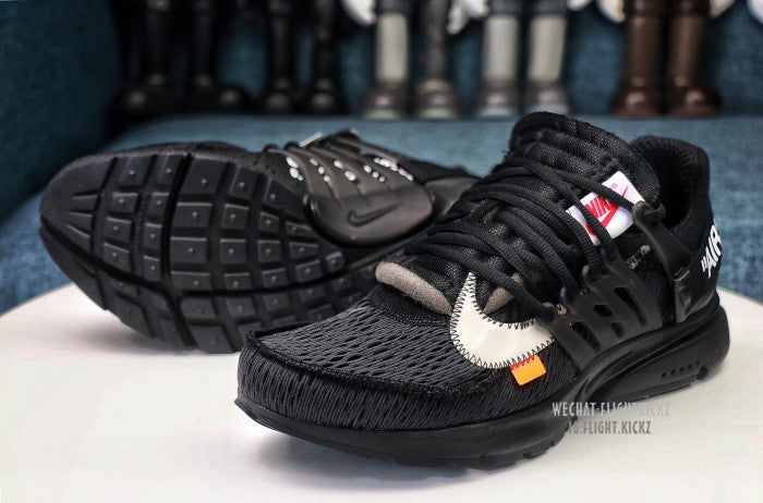 2018 Off White X Nike Presto Triple Black