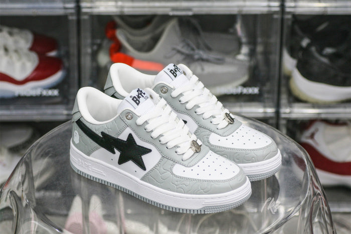 A Bathing Ape Bape Sta Low Grey Black