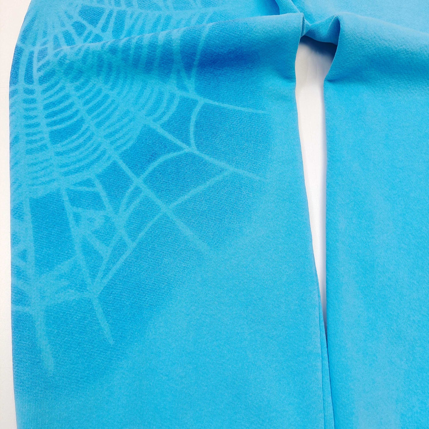 1:1 Blue letter shadow mesh printed light blue sweatpants