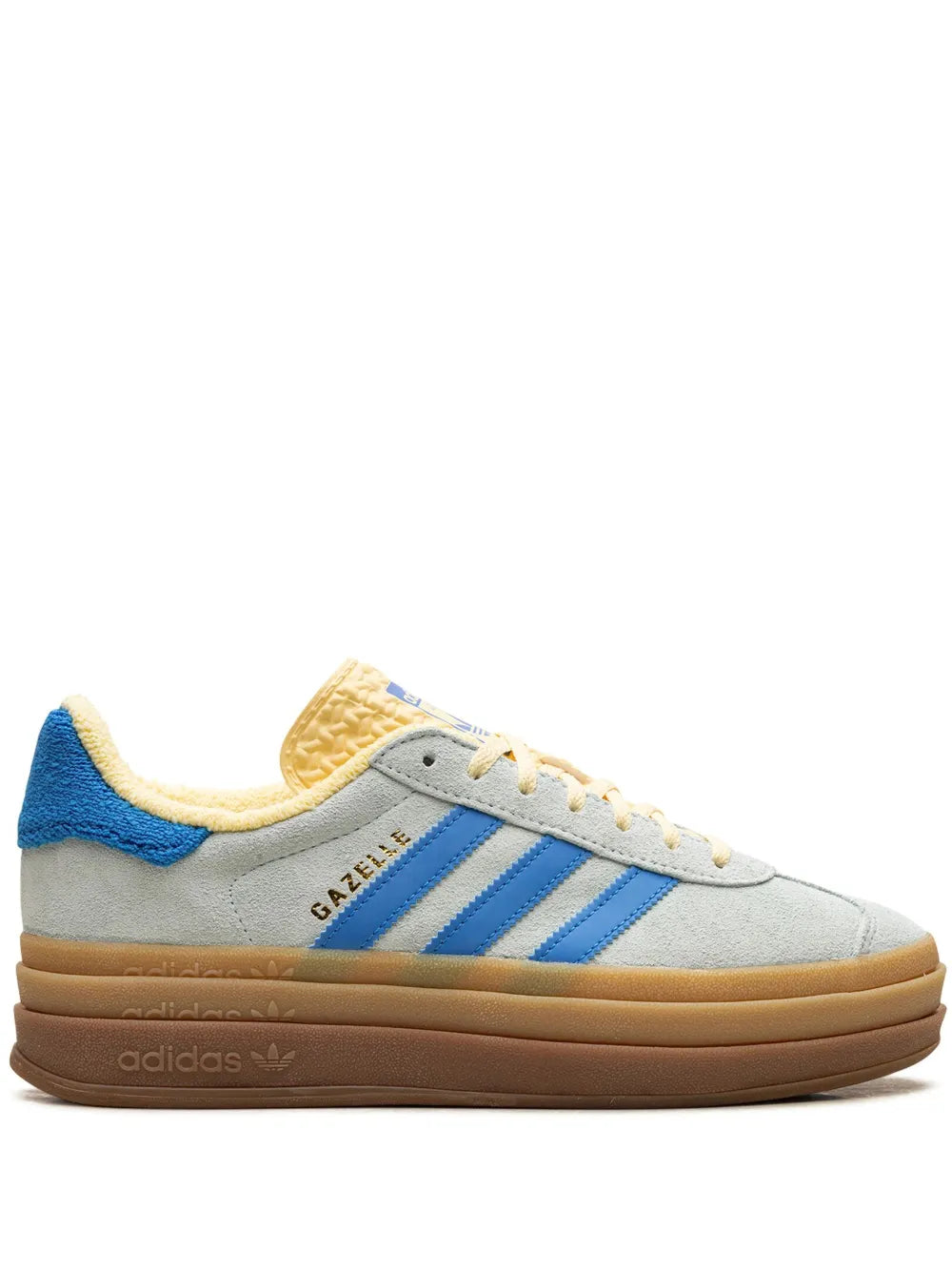 Gazelle Bold "Almost Blue/Yellow" sneakers