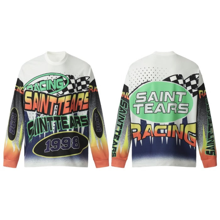 Saint Mich@el Tears Full Print 1998 Long Sleeve