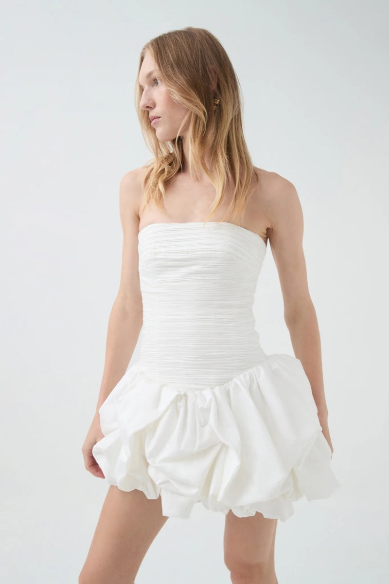 Violette Bubble Hem Mini Dress