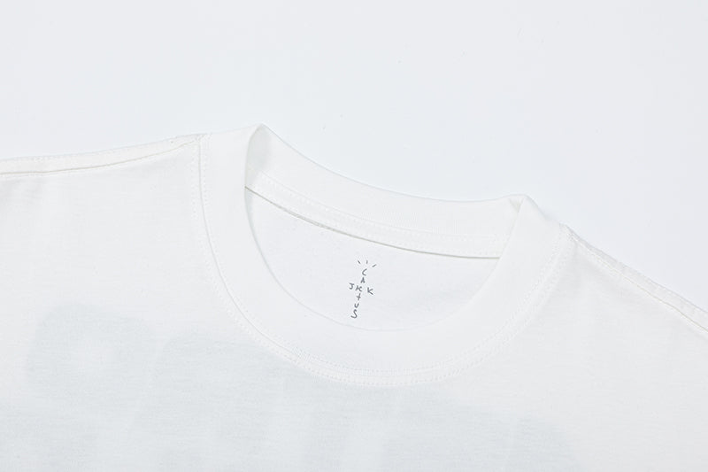 Travis Scott Cactus Jack Fesrival Staff Tee rap tour short sleeves