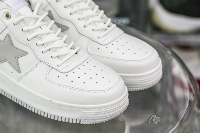 JJJJound x Bapesta White Grey