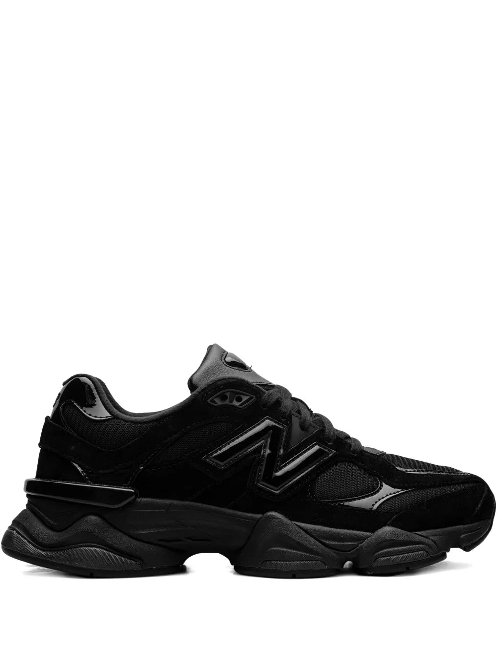 New Balance 9060 "Triple Black Patent" sneakers