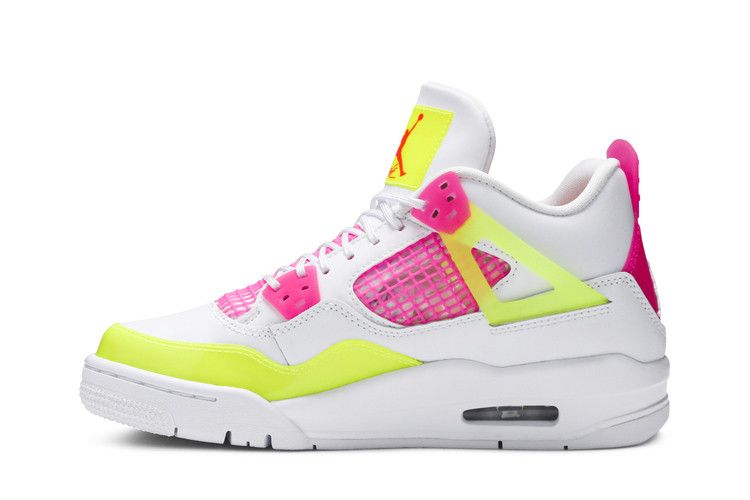 Jordan 4 Retro White Lemon Pink (GS)