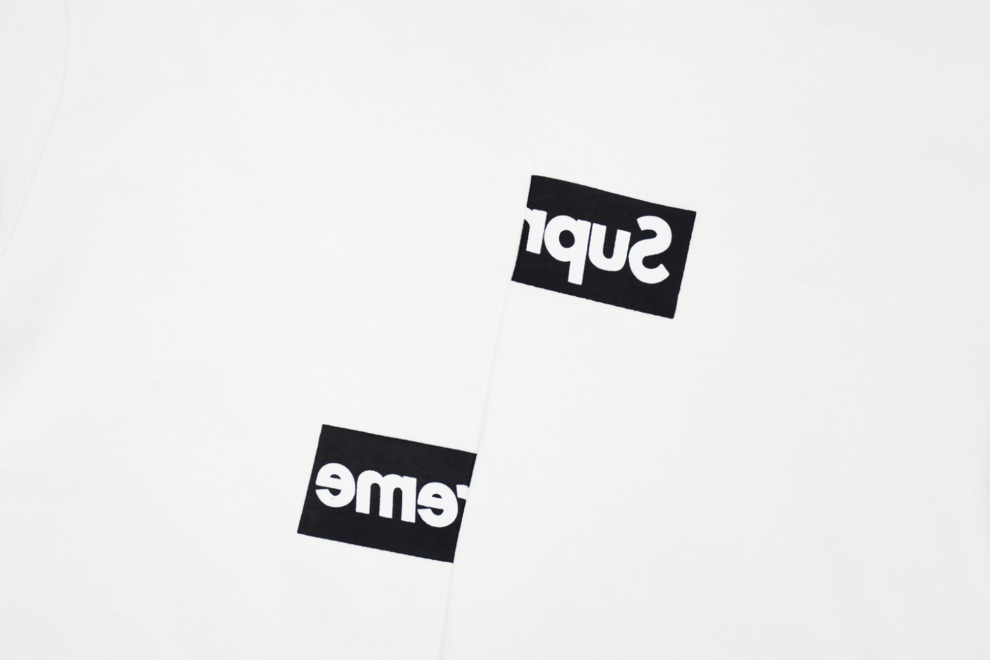 Suprem3 CDG Split Box Logo Sweatshirt
