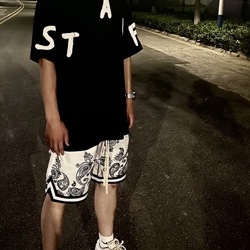 Travis Scott Cactus Jack Fesrival Staff Tee rap tour short sleeves