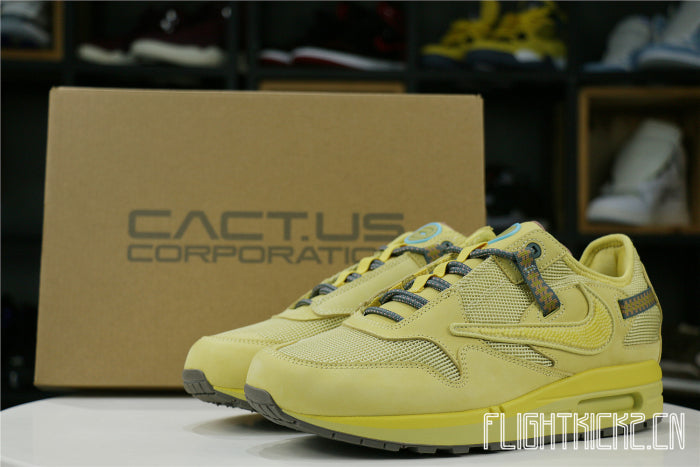 Nike Air Max 1 Travis Scott Cactus Jack Saturn Gold