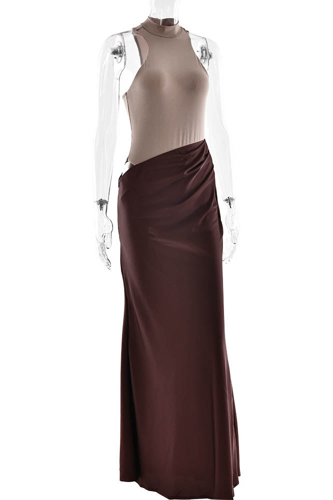 Panelled Cutout Bodycon Dress