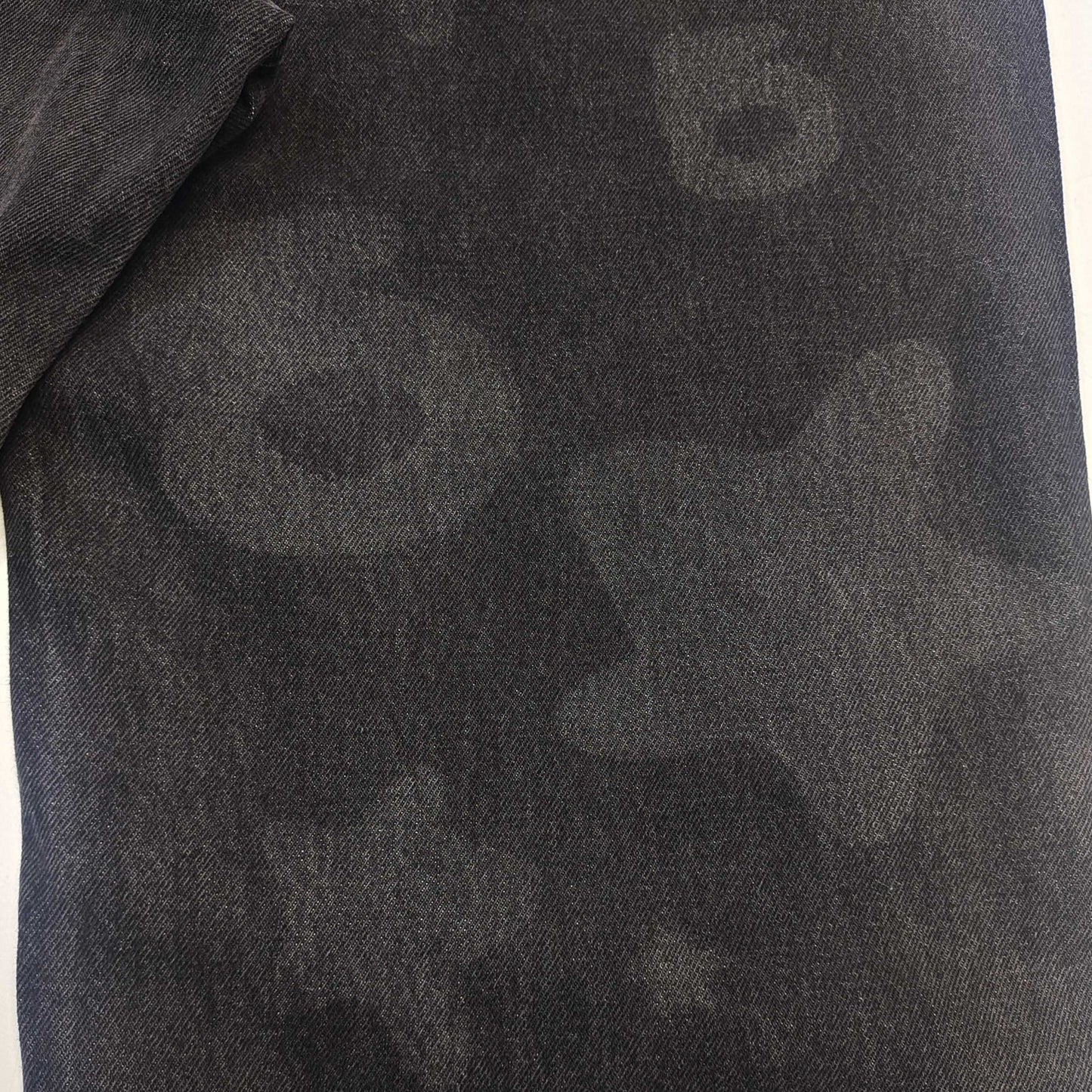 1:1 Dark patterned big star washed denim jeans