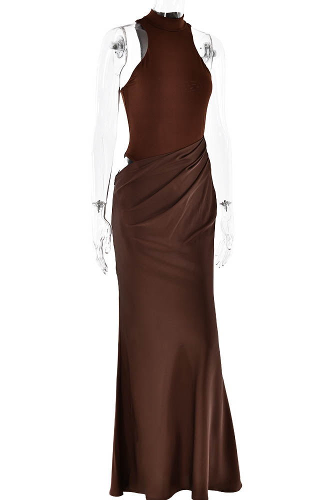 Panelled Cutout Bodycon Dress