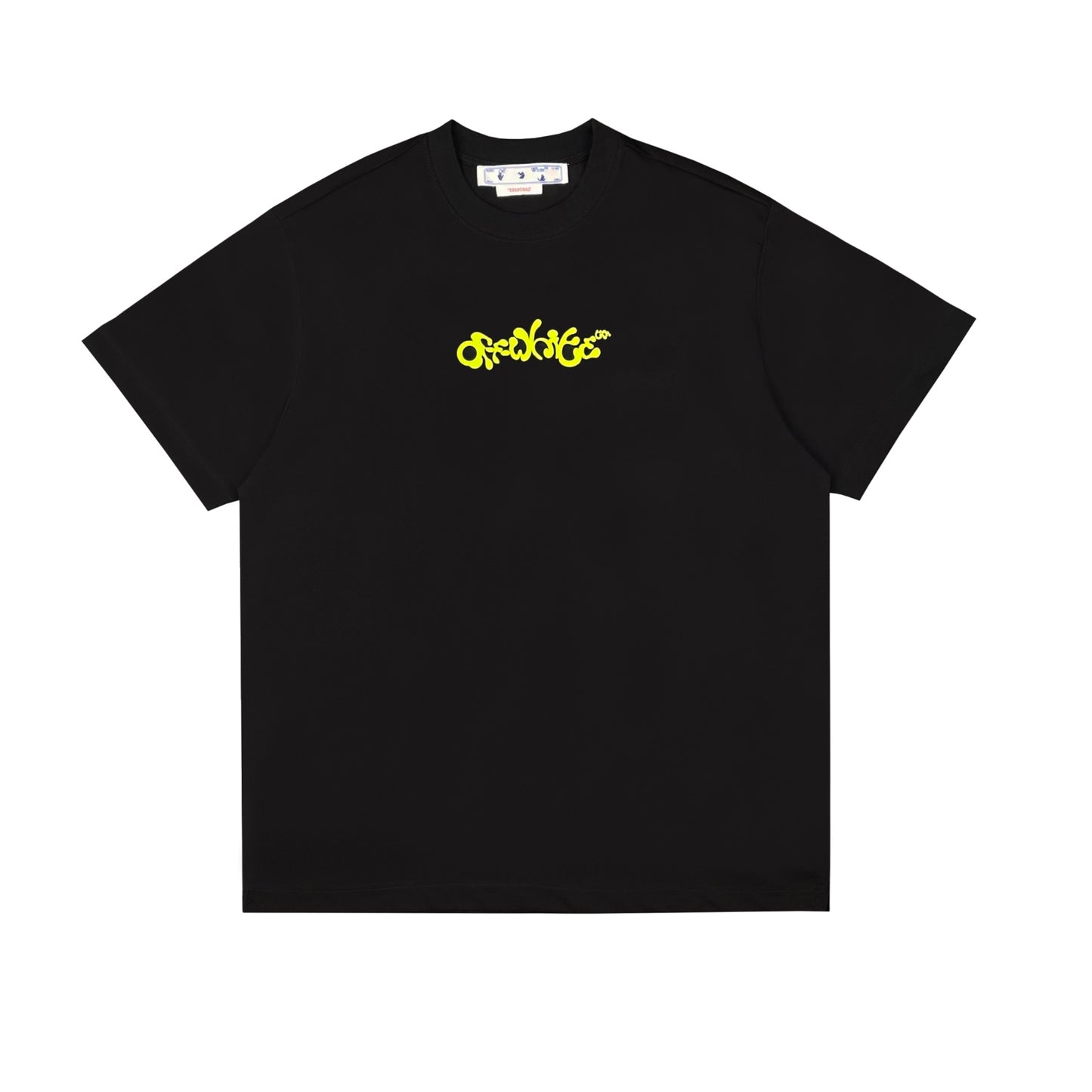 Ow yellow letter arrow short sleeves