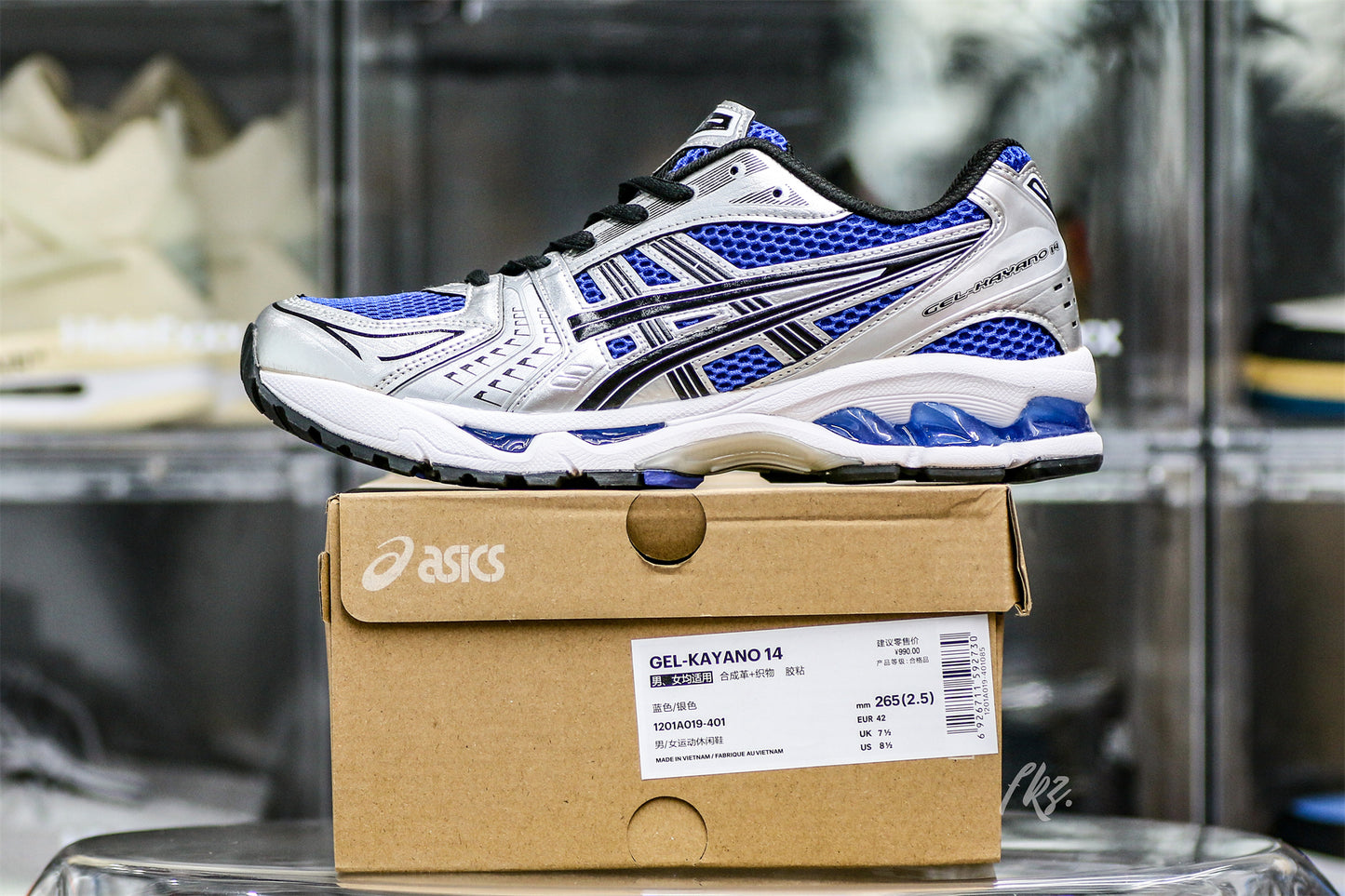 Gel Kayano 14 Monaco Blue Silver 2021