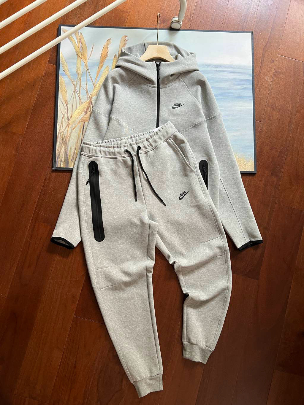 New tech fleece jacket pants set 4 colors