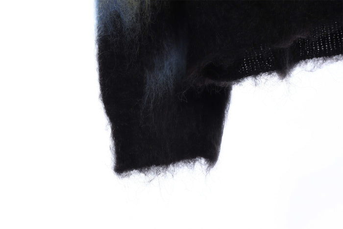OFF WHITE Mohair Sweater Arrow Gradient
