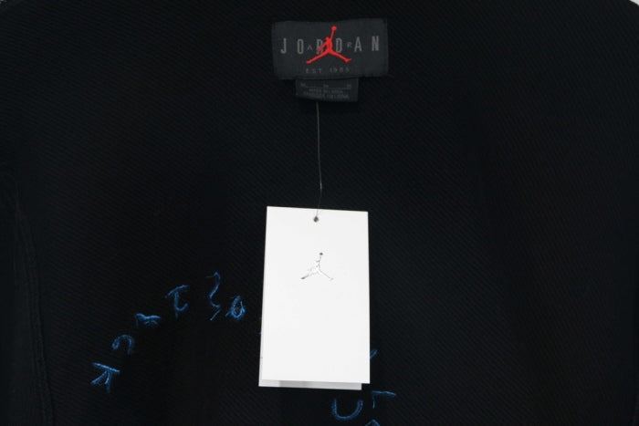 Jordan TS lightning tripartite joint portrait print hoodie