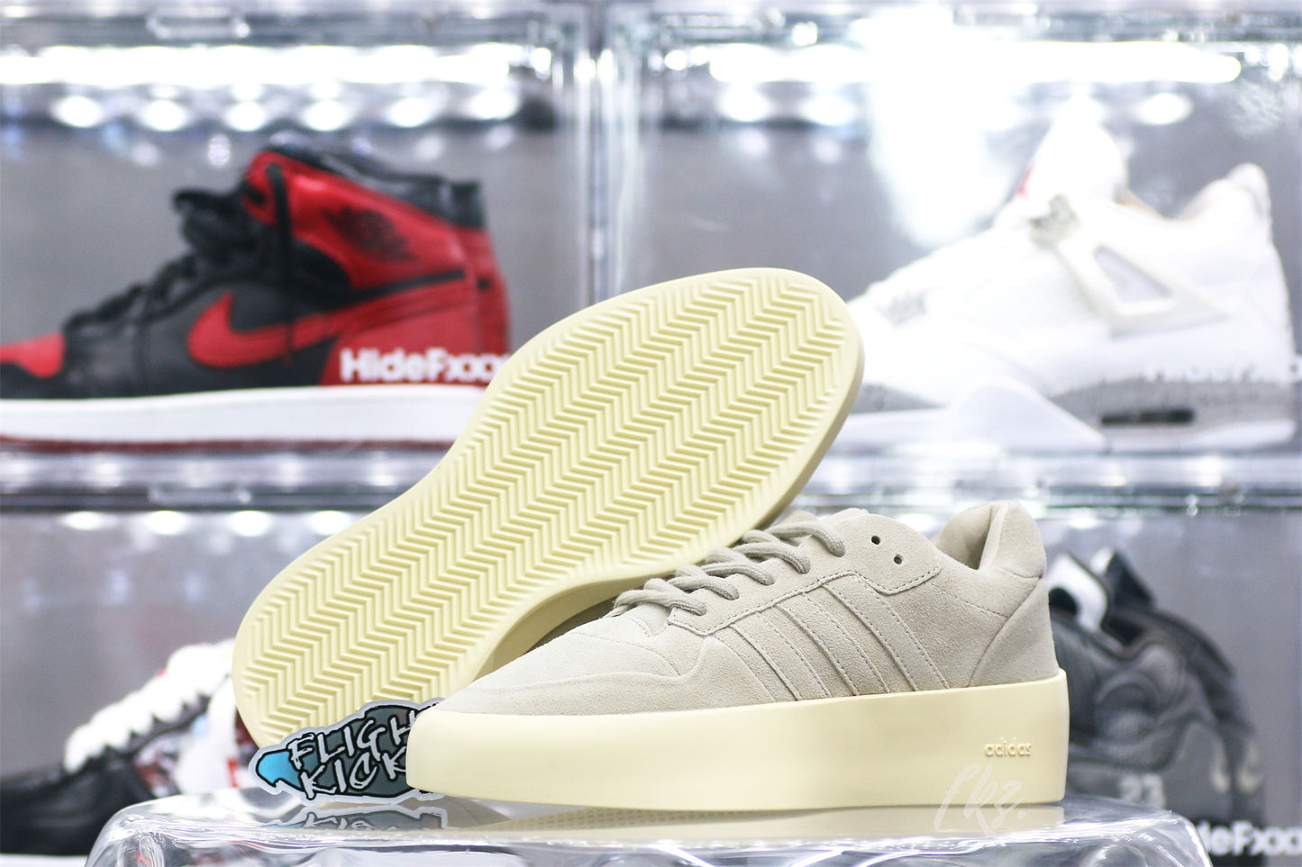 Fear of God x adidas Rivalry Low 86 Dusty Beige