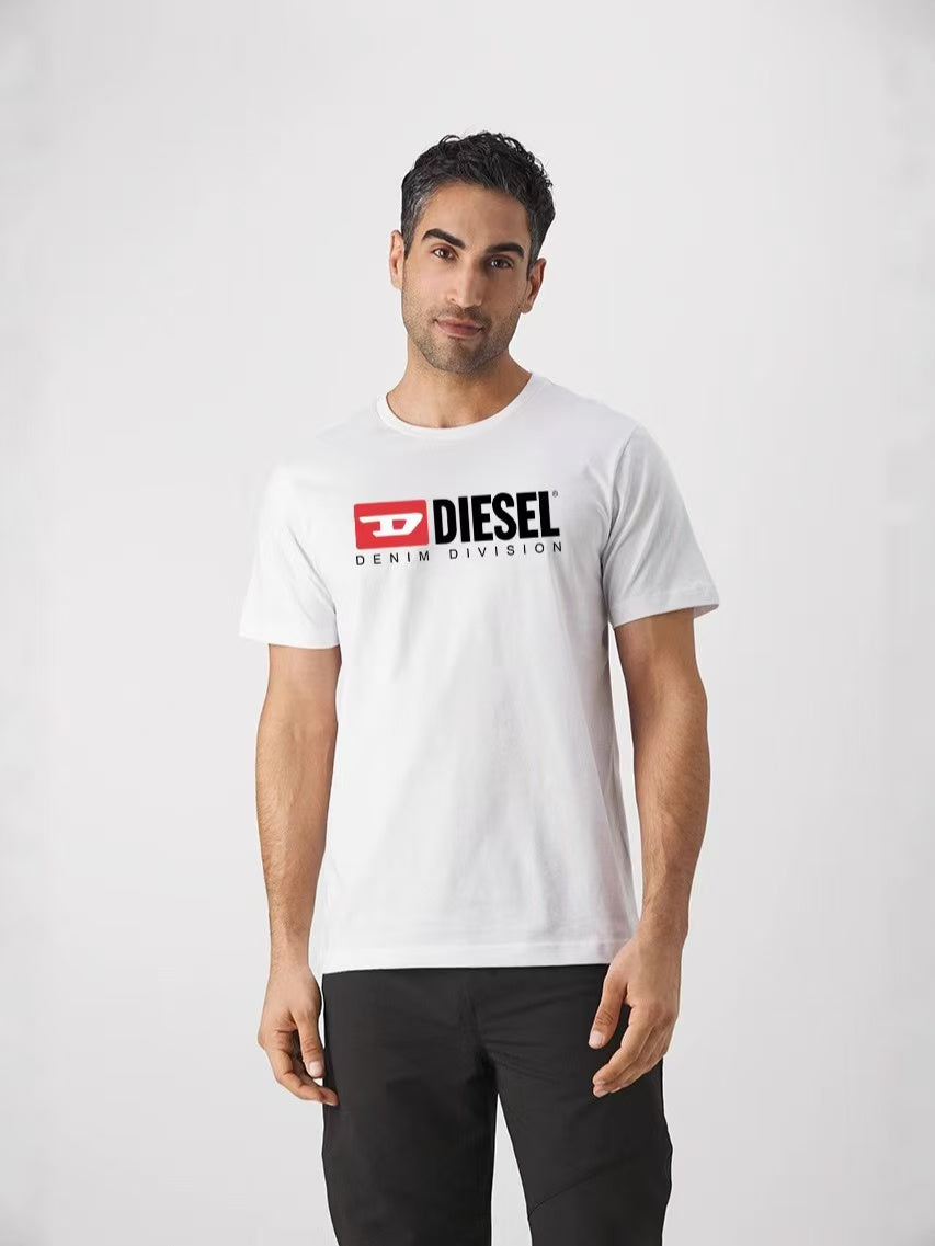 New releasing Red simple pattern letter print T-shirt