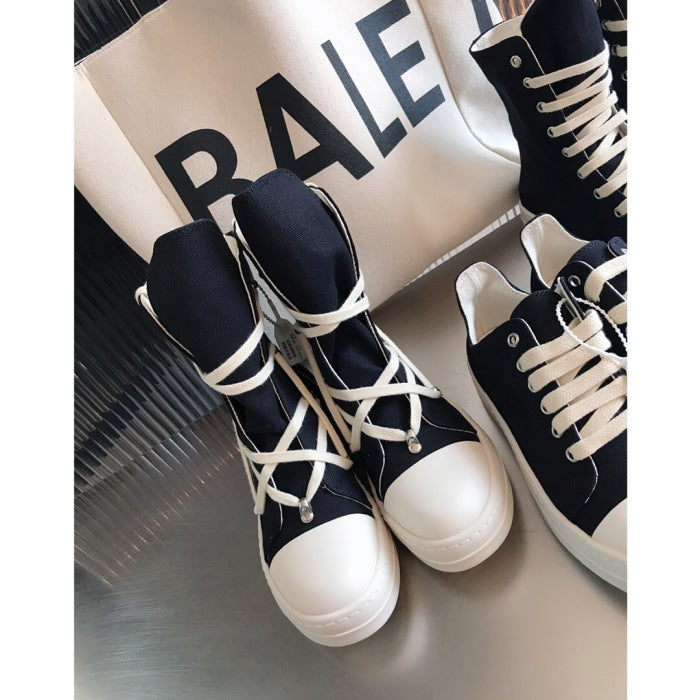 R!ck Owens DRKSHDW Strobe Cotton Denim Hexa High Black