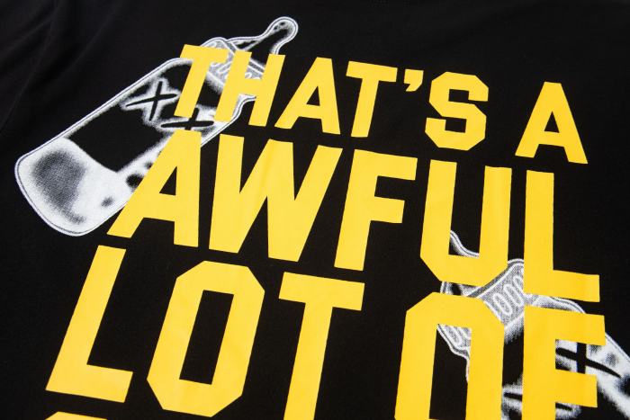 THAT'S A AWFUL LOT OF COUGH SYRUP Baby Bottle Tee