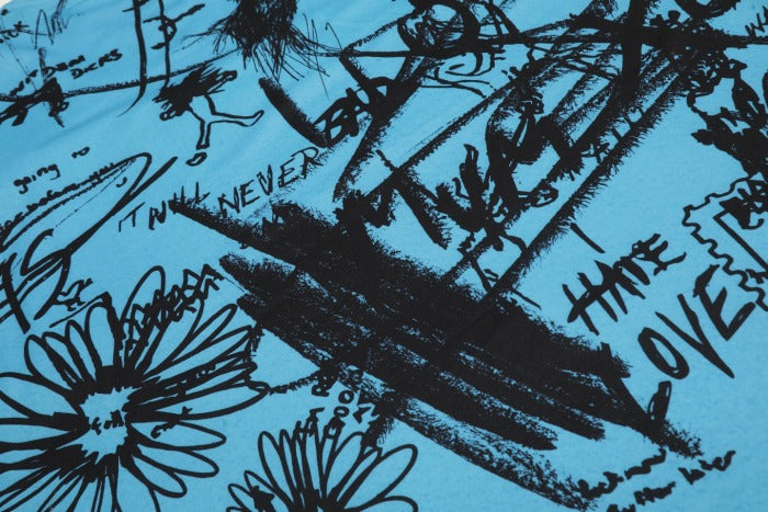 Saint Mich@el Tears Graffiti Full Print Long Sleeve