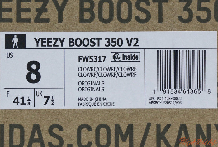 2019 Yeezy 350 V2 Cloud White Reflective(Ln5 A1 batch)