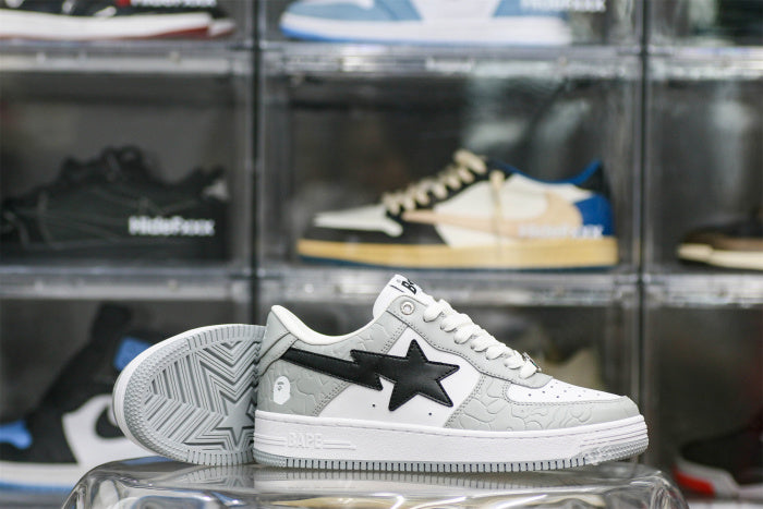 A Bathing Ape Bape Sta Low Grey Black