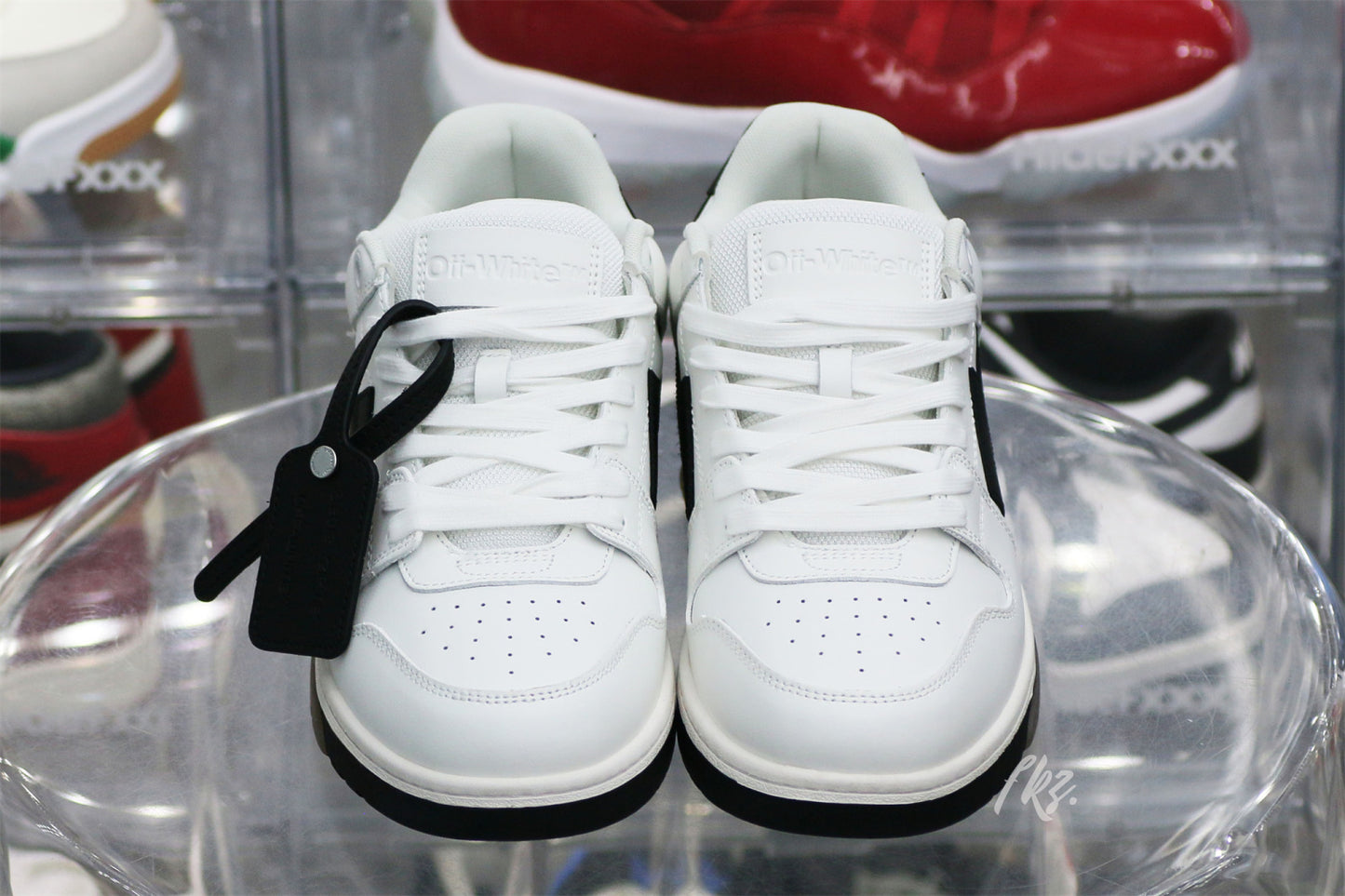 OFF-WHITE White & Black 'Out Of Office' Sneakers