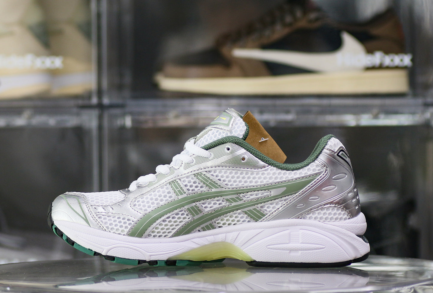 Gel Kayano 14 White Pure Silver Slate Grey Sage