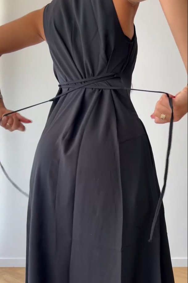 Timeless Cinched Midi Dress