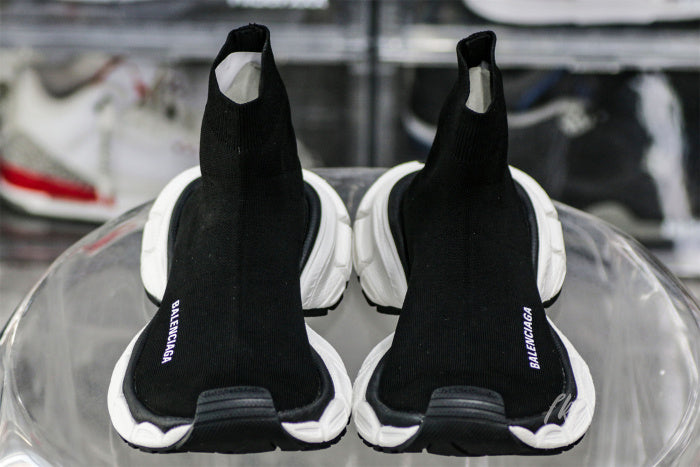 Balenciag* 3XL Sock Sneaker 'Black White'