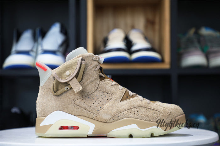 Travis Scott X Air Jordan 6 Retro “British Khaki”