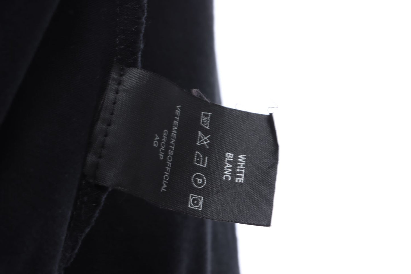 Vetements 23SS Washed Letter Embroidered Short Sleeve T-Shirt