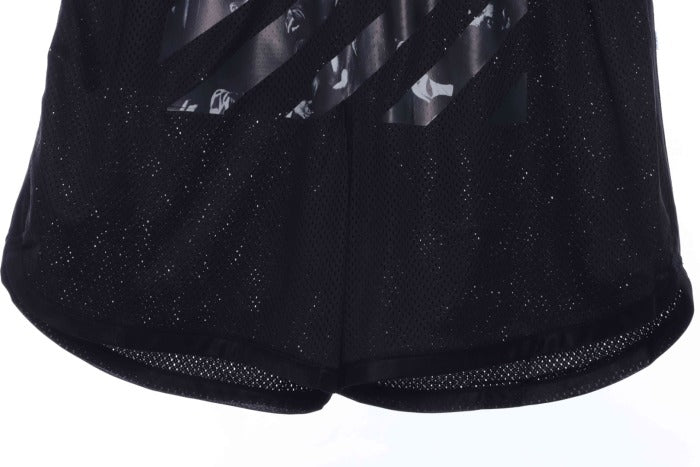 OW logo twill printed shorts