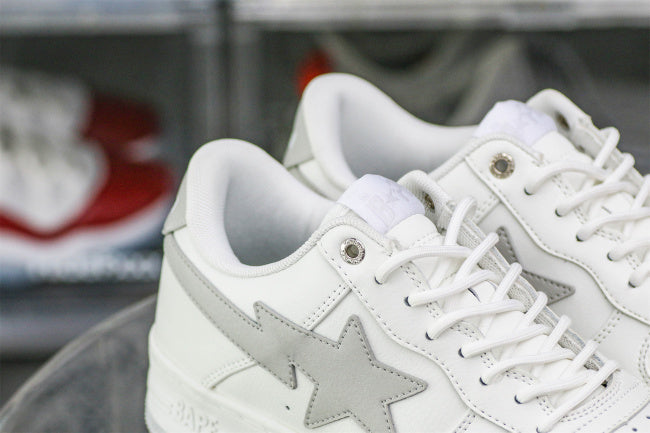 JJJJound x Bapesta White Grey