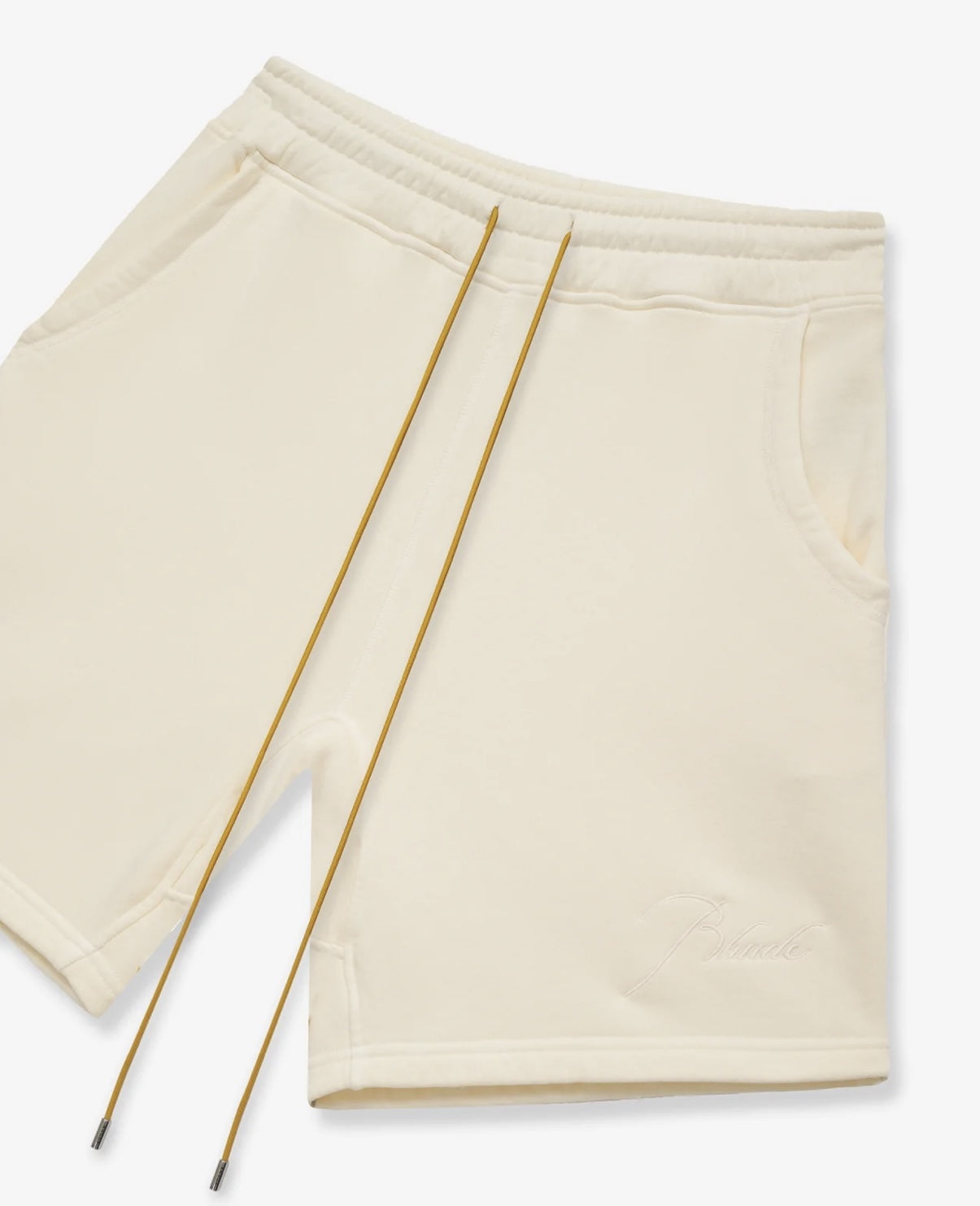 RHUDE monogram logo embroidered drawstring shorts